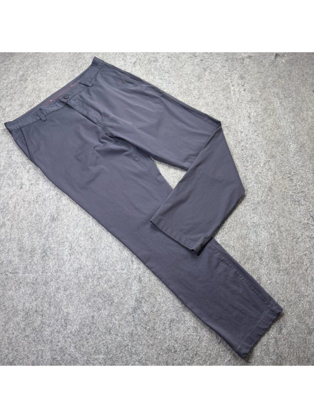 Rhone Commuter Pants Men 34 x 28 Blue Classic Fit Tapered Technical